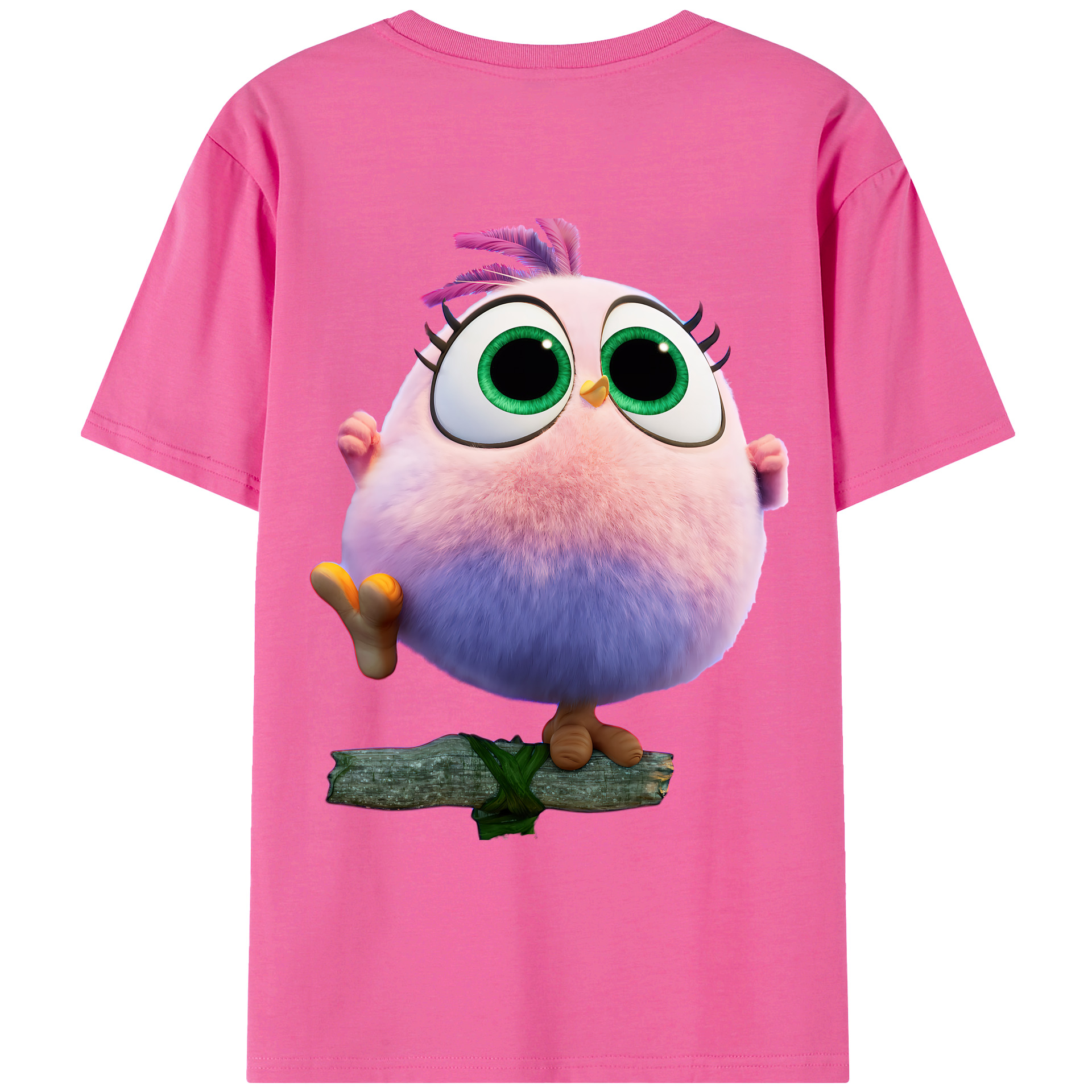 （画像用） Angry Birds アングリーバード レディース半袖Tシャツ(バックプリント)